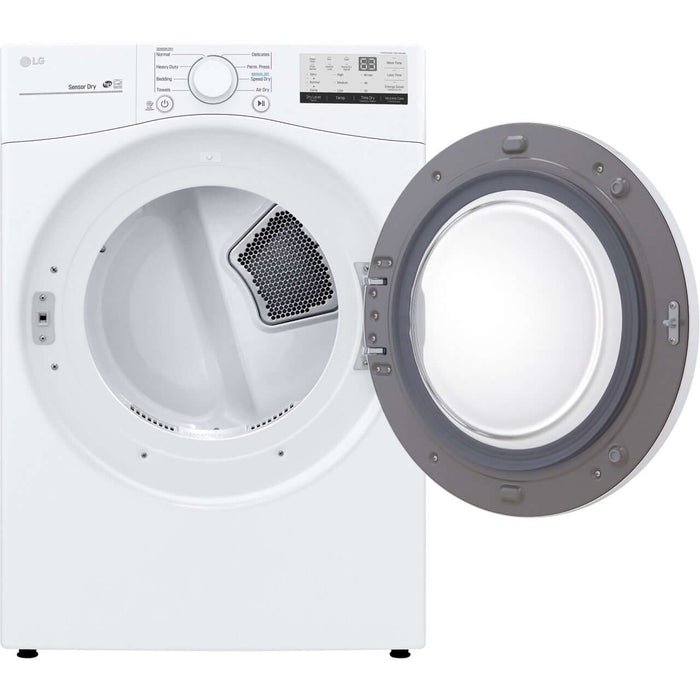 LG 27 In. 7.4-Cu. Ft. Front Load Electric Dryer in White