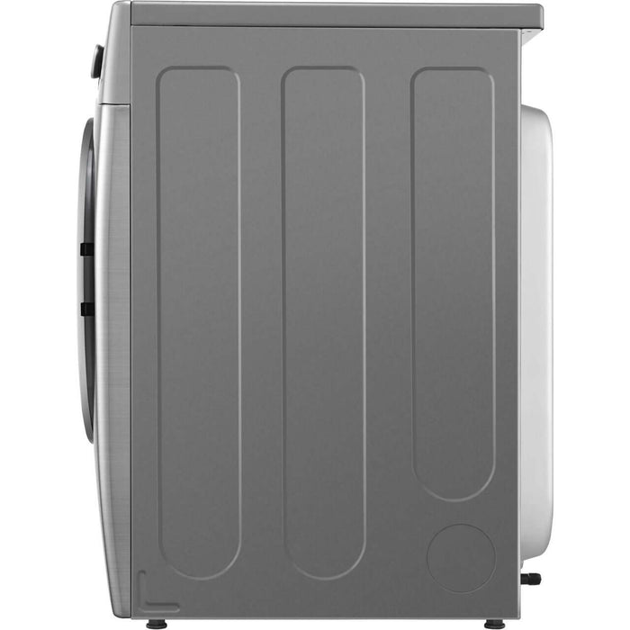 LG 27 In. 7.4-Cu. Ft. Front Load Electric Dryer with Built-In Intelligence in Graphite Steel