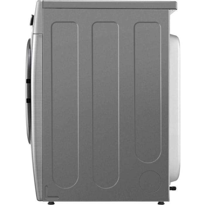 LG 27 In. 7.4-Cu. Ft. Front Load Electric Dryer with Built-In Intelligence in Graphite Steel