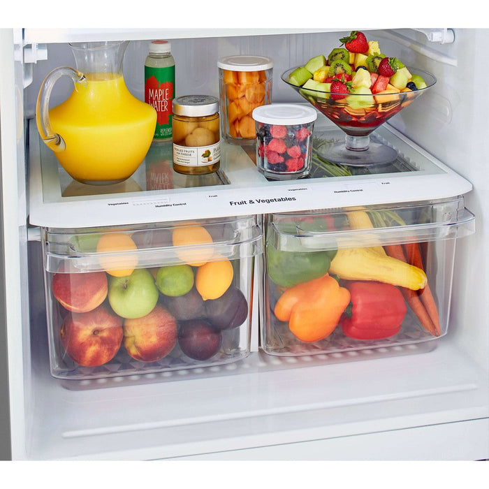 LG 30 in. Top Freezer Refrigerator in Stainless Steel 20 Cu. Ft.