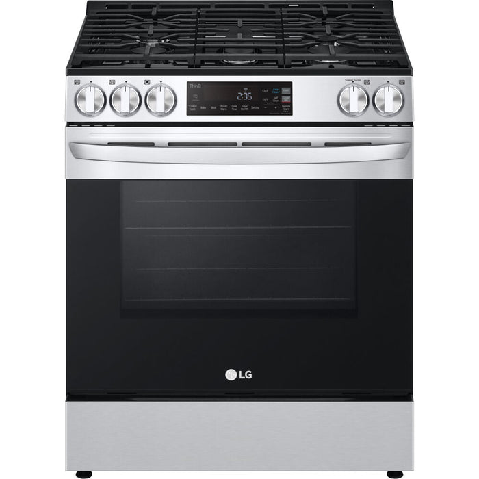 LG 30 in. 5.8-Cu Ft. Smart Wi-Fi Enabled Gas Slide-in Range with EasyClean