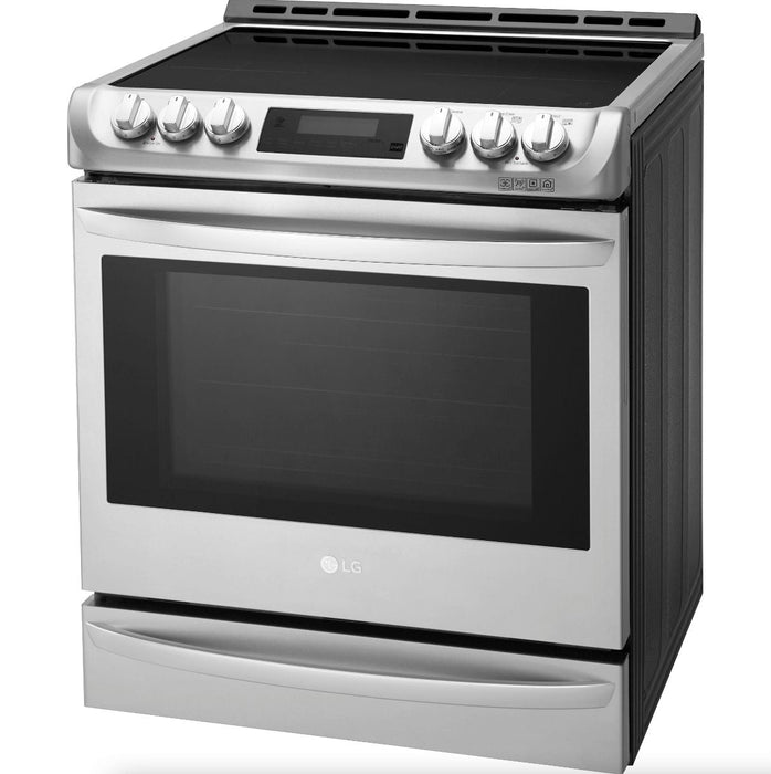 LG 30 in. Electric Smart Induction Slide-In Range in Stainless Steel 6.3 Cu.Ft.