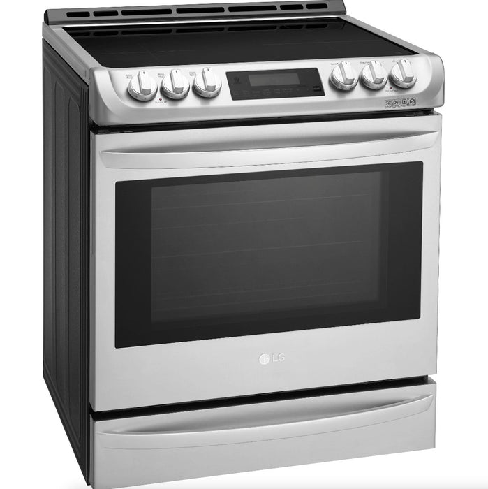 LG 30 in. Electric Smart Induction Slide-In Range in Stainless Steel 6.3 Cu.Ft.