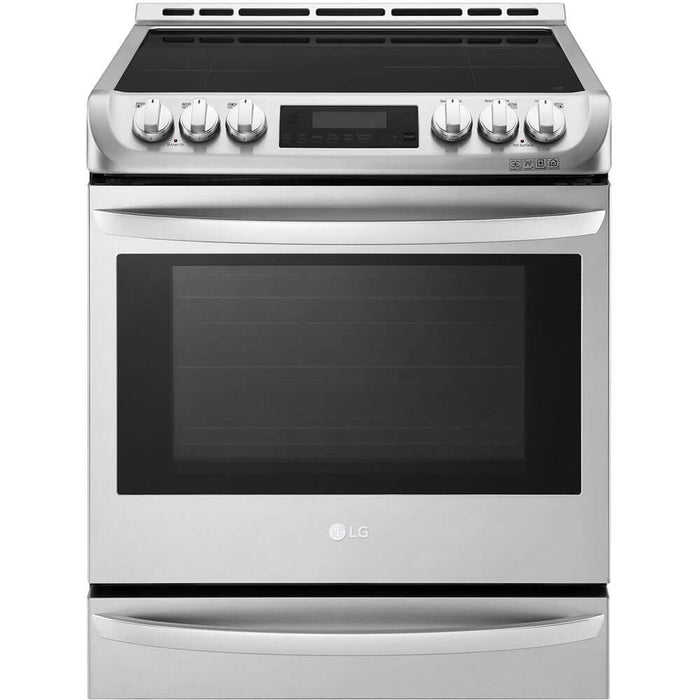 LG 30 in. Electric Smart Induction Slide-In Range in Stainless Steel 6.3 Cu.Ft.