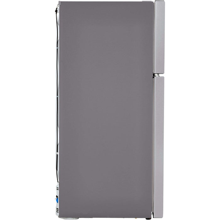 LG 30 in. Refrigerator with Top-Mount Freezer in Stainless Steel 20 Cu. Ft.