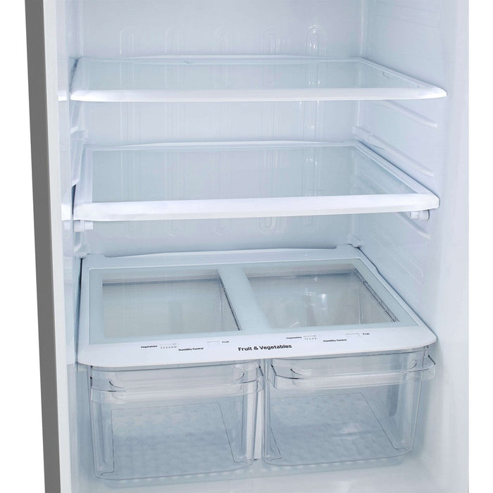 LG 30 in. Refrigerator with Top-Mount Freezer in Stainless Steel 20 Cu. Ft.