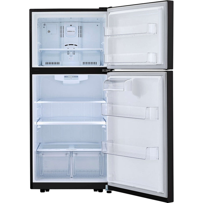 LG 30 in. Top Freezer Refrigerator in Black 20 Cu. Ft.