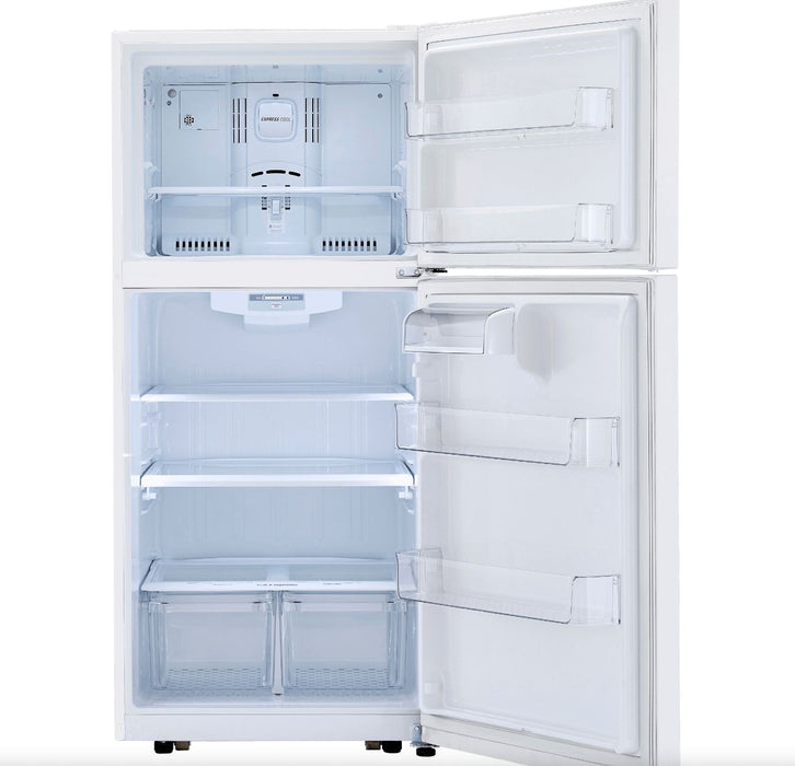 LG 30 in. Top Mount Refrigerator in White 20 Cu. Ft.