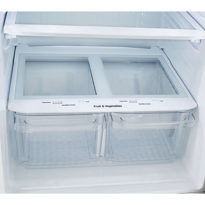 LG 30 in. Top Mount Refrigerator in White 20 Cu. Ft.