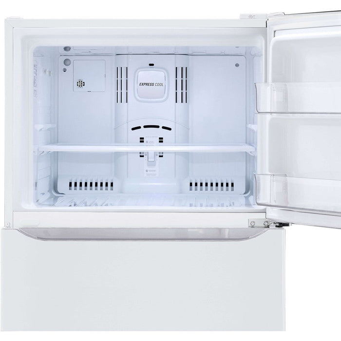 LG 30 in. Top Mount Refrigerator in White 20 Cu. Ft.