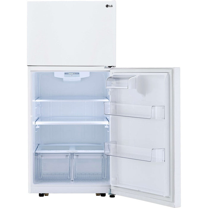 LG 30 in. Top Mount Refrigerator in White 20 Cu. Ft.