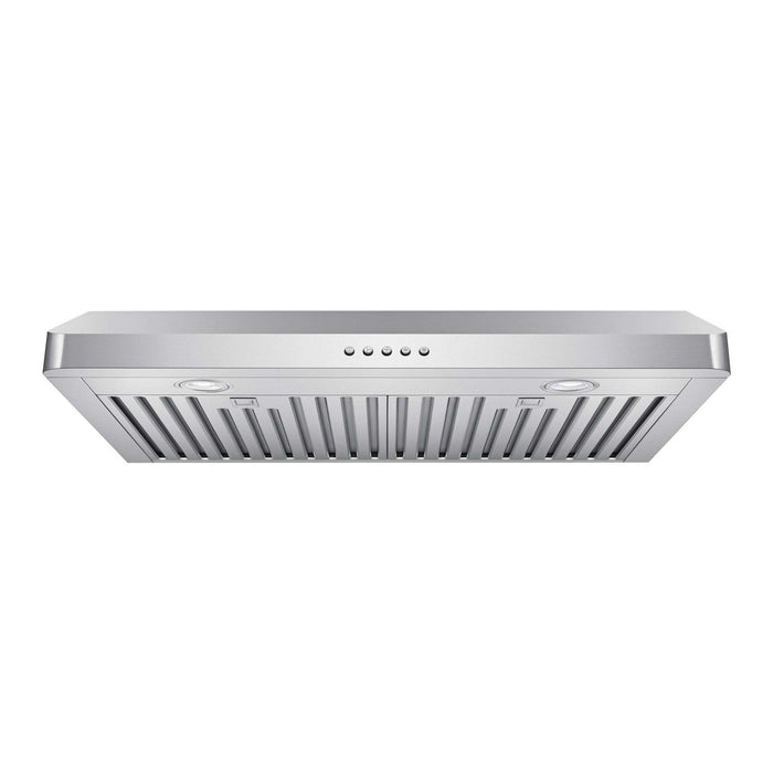 Victory Luna 36 inch 600 CFM Under Cabinet Range Hood in Stainless Steel