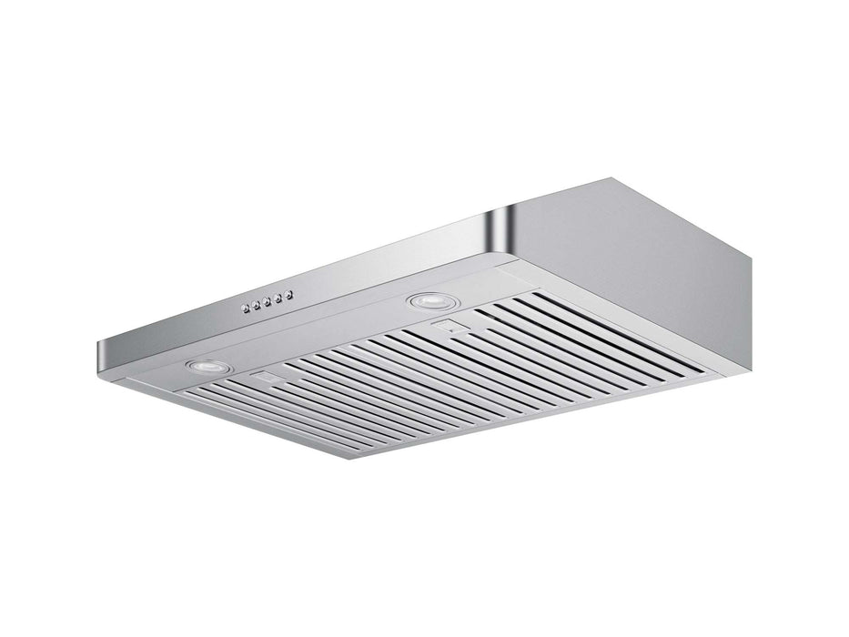 VICTORY Luna 36 inch 600 CFM Under Cabinet Range Hood in Stainless Steel