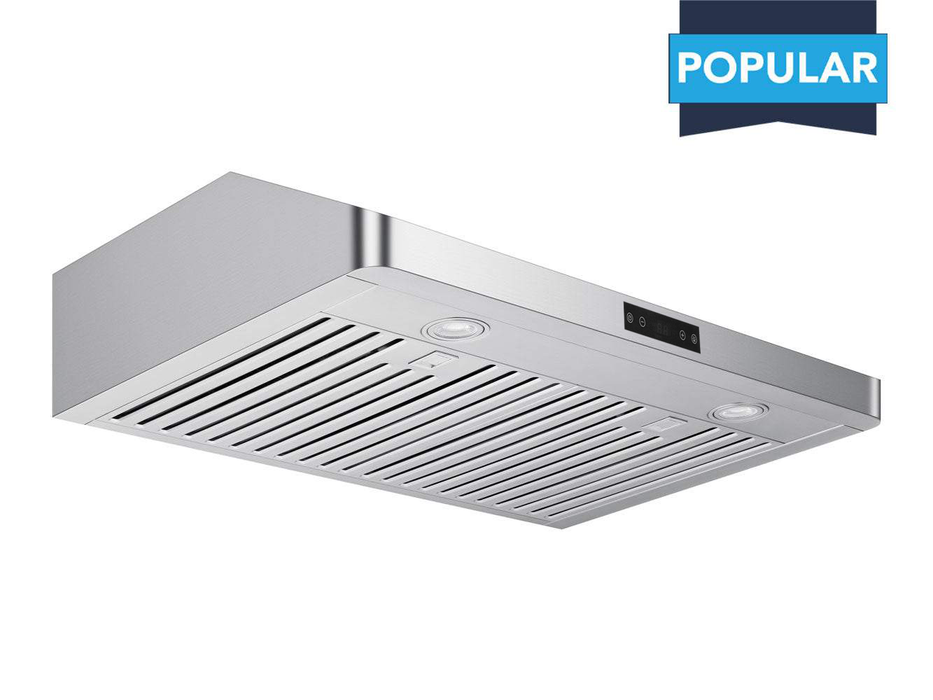 VICTORY Luna 30 inch 600 CFM Under Cabinet Range Hood in Stainless Steel