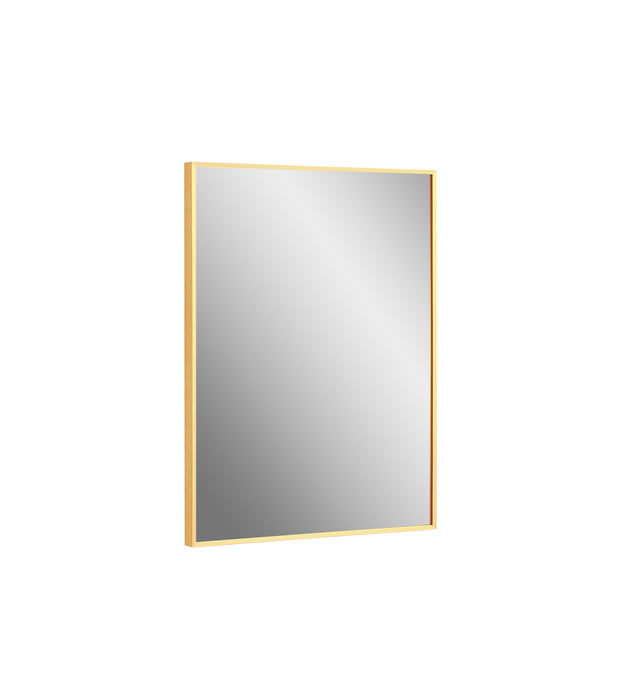 Design Element Vera 24" x 32" Rectangular Vanity Mirror with Modern Metal Frame