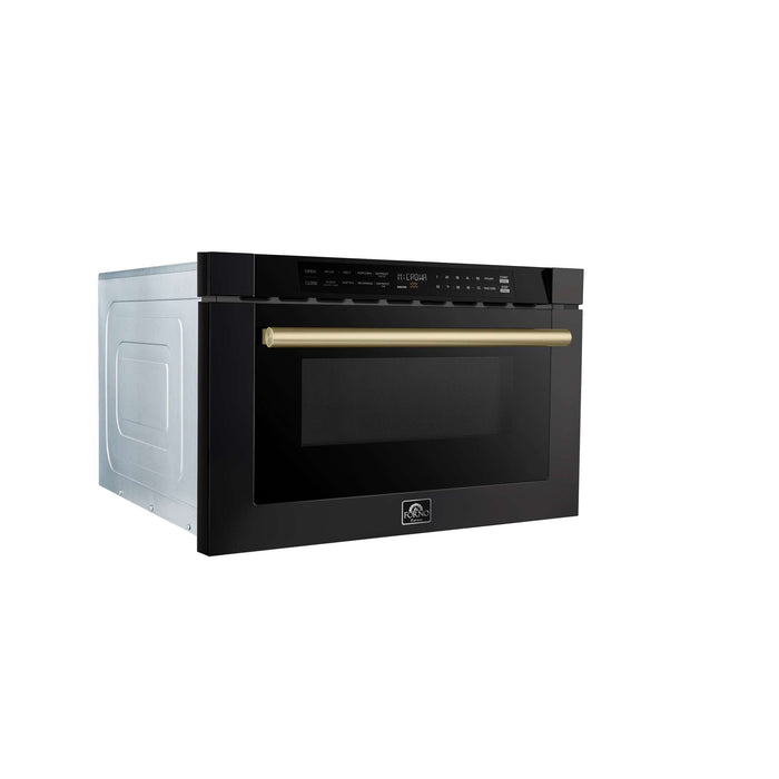 Forno Espresso Capoliveri 24" Microwave Drawer in Black