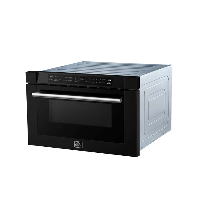 Forno Espresso Capoliveri 24" Microwave Drawer in Black