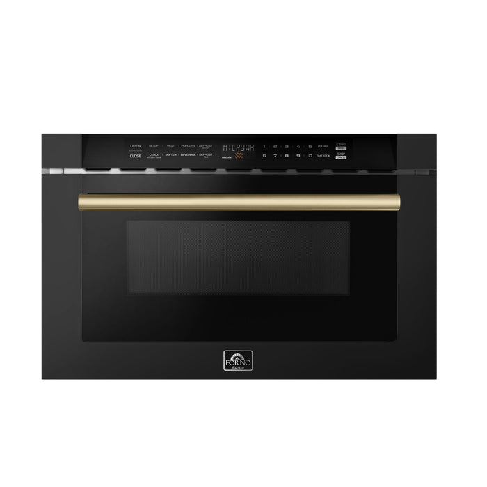 Forno Espresso Capoliveri 24" Microwave Drawer in Black