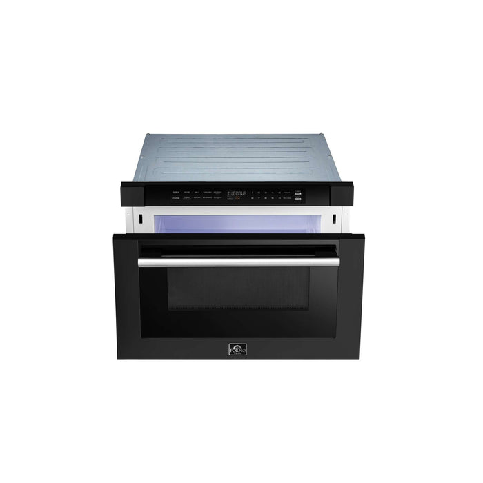 Forno Espresso Capoliveri 24" Microwave Drawer in Black