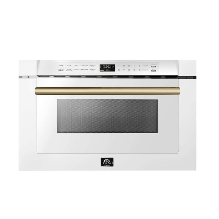 Forno Espresso Capoliveri 24" Microwave Drawer in White