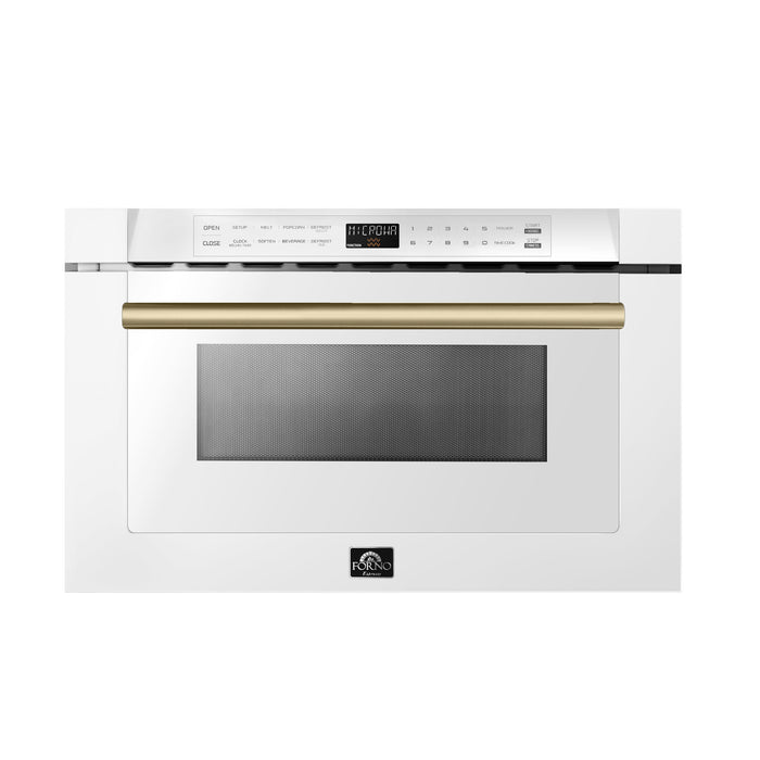 Forno Espresso Capoliveri 24" Microwave Drawer in White