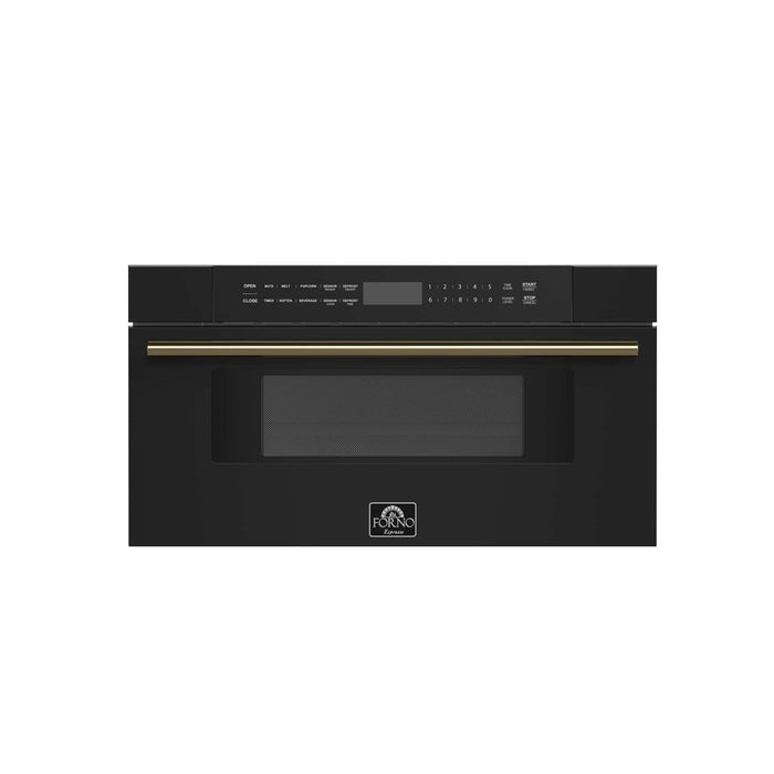 Capoliveri Espresso Black 30 Inch 1000 Watts Microwave Drawer 1.2 cu.ft.