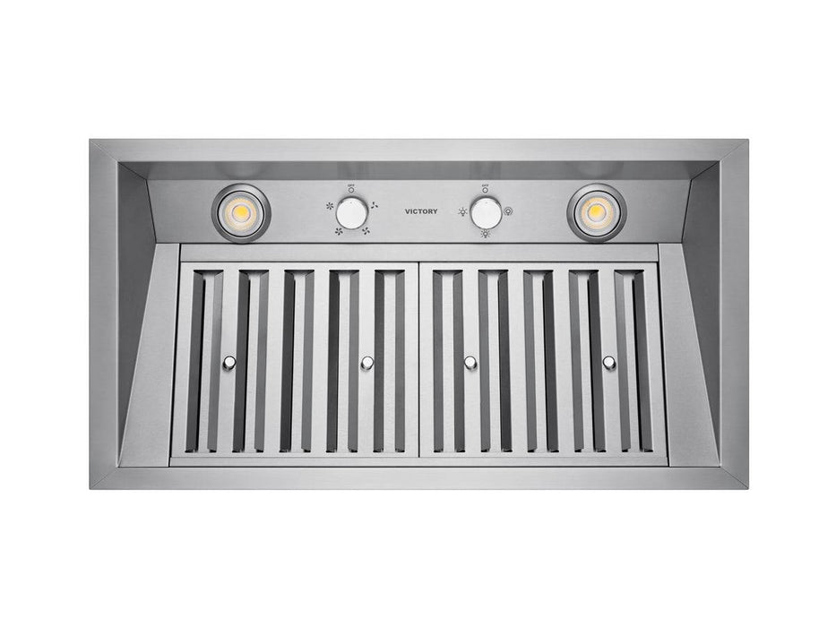 Victory Q2 36 inch 700 CFM Range Hood Insert in Stainless Steel