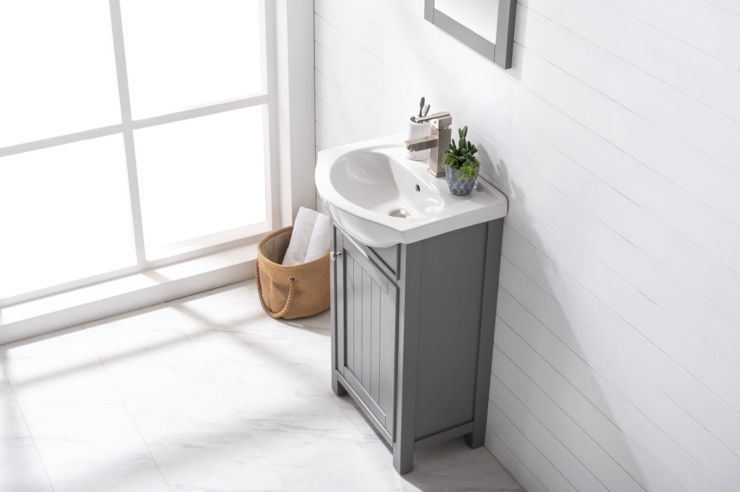 Marian 20" Single Sink Vanity with Porcelain Top