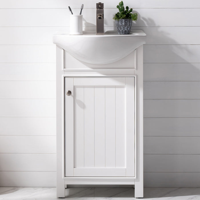 Marian 20" Single Sink Vanity with Porcelain Top