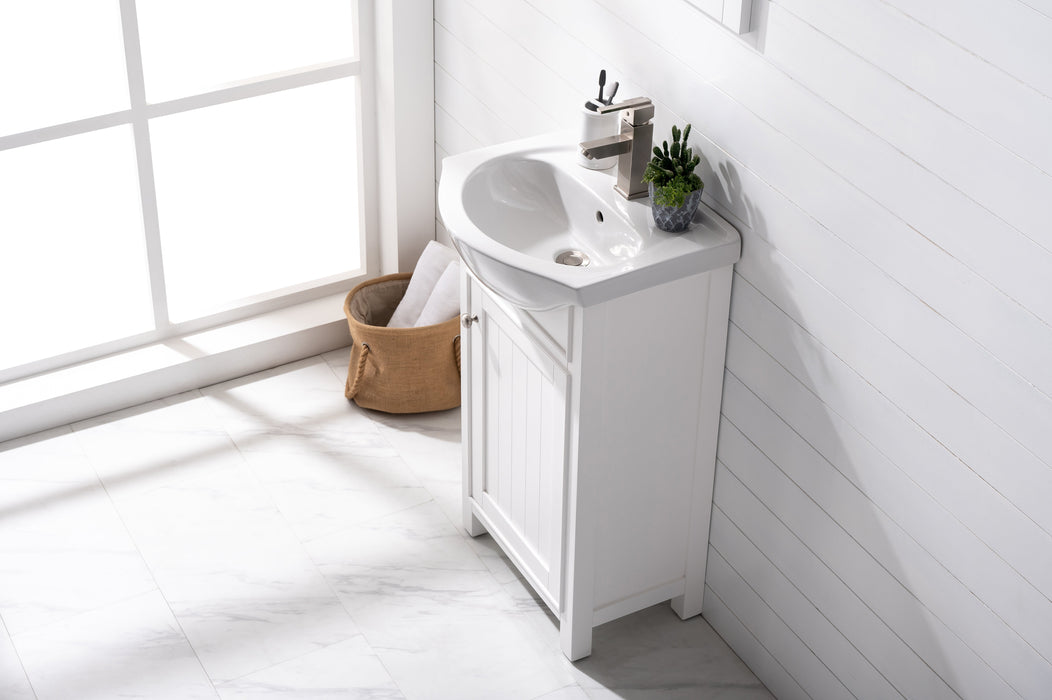 Marian 20" Single Sink Vanity with Porcelain Top