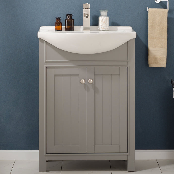 Marian 24" Single Sink Vanity with Porcelain Top