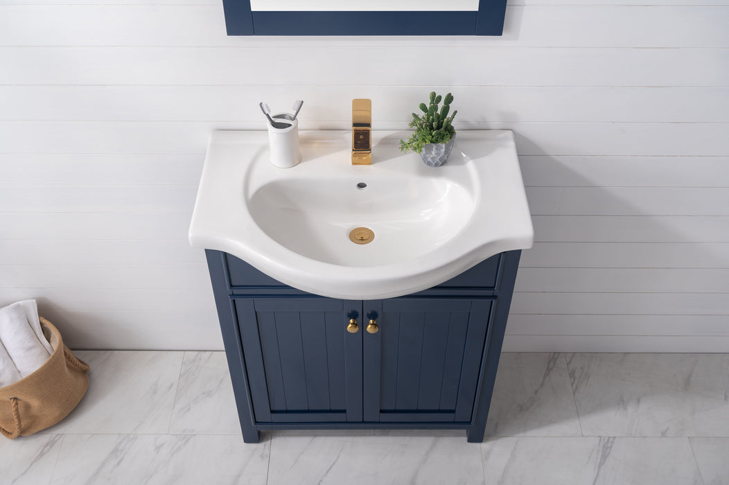 Marian 30" Single Sink Vanity with Porcelain Top