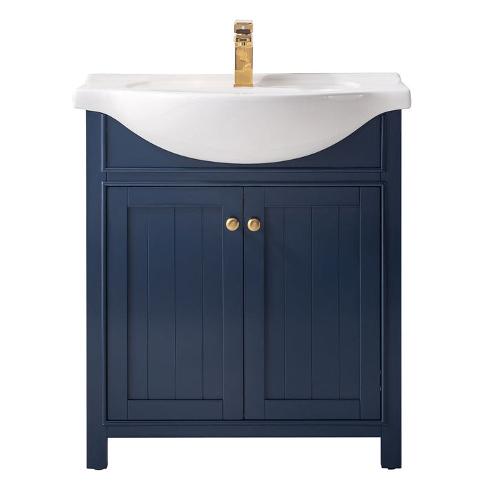 Marian 30" Single Sink Vanity with Porcelain Top