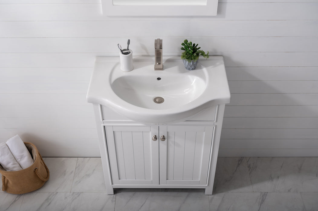 Marian 30" Single Sink Vanity with Porcelain Top