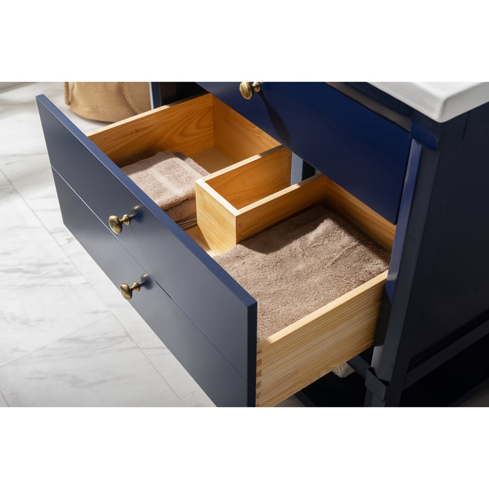 Logan 30" Single Sink Vanity with Porcelain Top