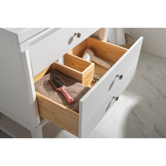 Logan 30" Single Sink Vanity with Porcelain Top