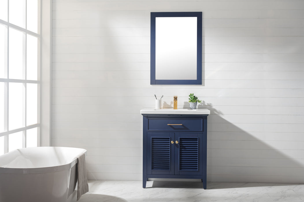 Cameron 30" Single Sink Vanity with Porcelain Top