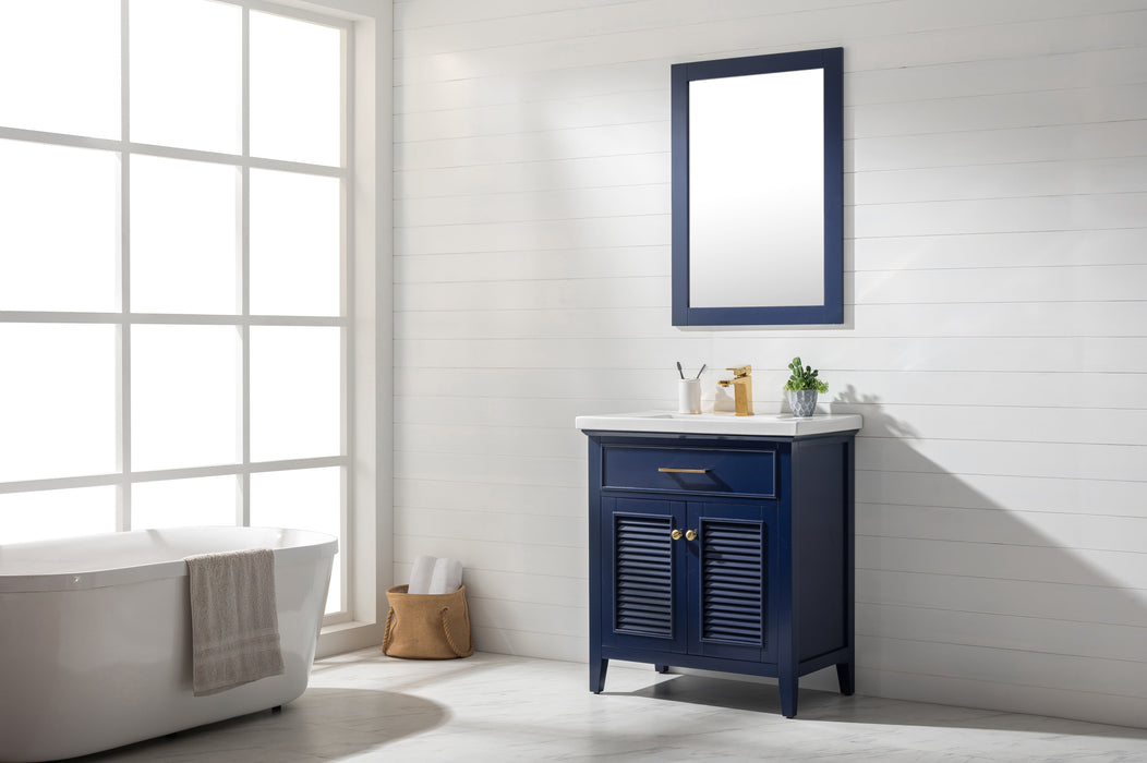 Cameron 30" Single Sink Vanity with Porcelain Top