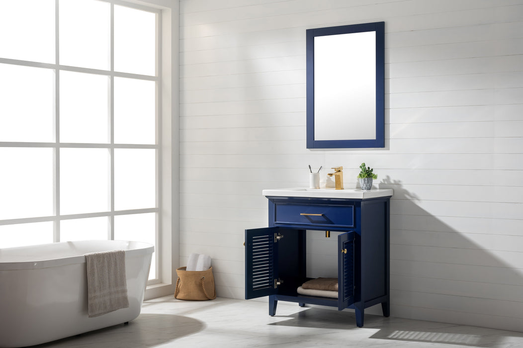 Cameron 30" Single Sink Vanity with Porcelain Top