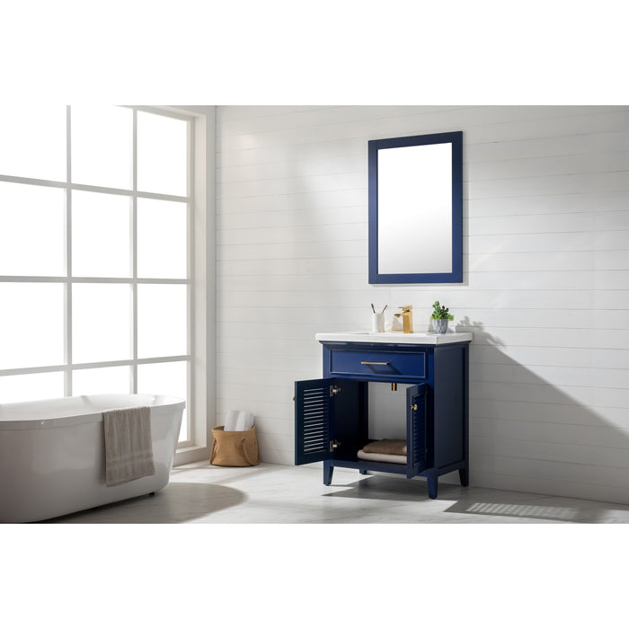 Cameron 30" Single Sink Vanity with Porcelain Top