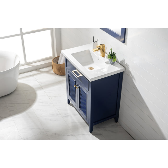 Cameron 30" Single Sink Vanity with Porcelain Top