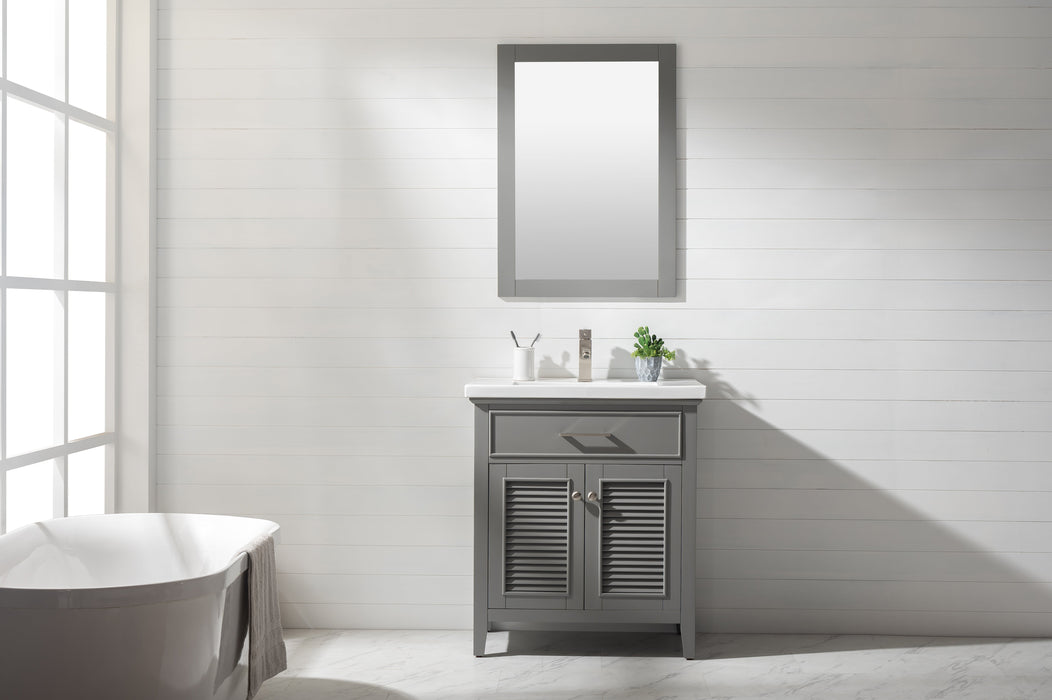 Cameron 30" Single Sink Vanity with Porcelain Top