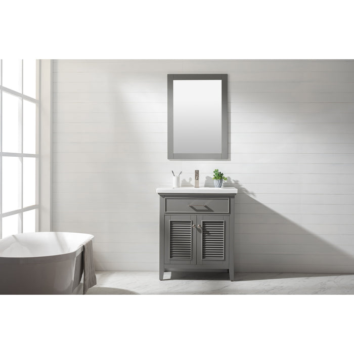 Cameron 30" Single Sink Vanity with Porcelain Top