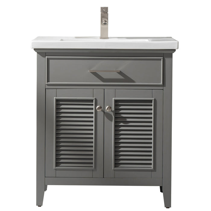 Cameron 30" Single Sink Vanity with Porcelain Top