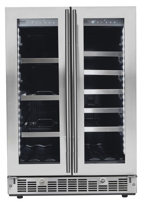 Silhouette - 23.8 Inch 4.7 cu. ft. Built-In/Integrated Beverage Center Refrigerator in Stainless Steel