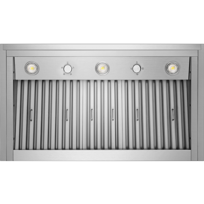 Victory Star 42 inch 900 CFM Range Hood Insert - (Double blower) in Stainless Steel