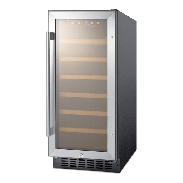 SUMMIT 15 in. Ultra-Slim Built-In Wine Cellar