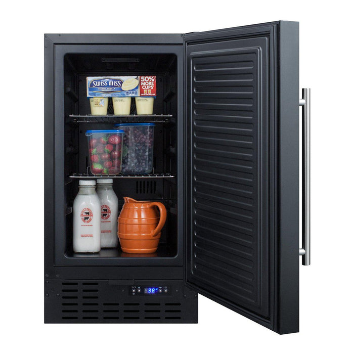 SUMMIT 18 in. Built-In Freezerless Refrigerator