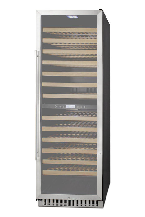 SUMMIT 24 in. 162-Bottle Dual Zone Wine Cellar