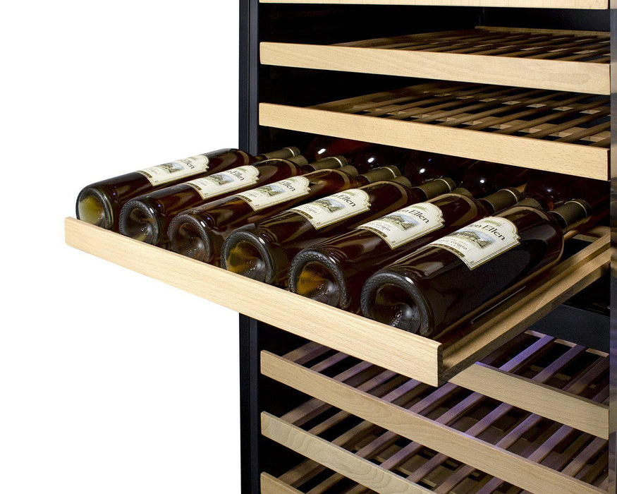 SUMMIT 24 in. 162-Bottle Dual Zone Wine Cellar